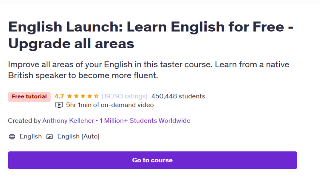 تعلم الإنجليزية مجانًا مع كورس English Launch - تطوير شامل لمهاراتك ...